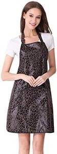 PERFEHAIR Hair Stylist Apron for Salon Hairdresser, Barber Haircut Styling Apron With Pockets-Leopard Print