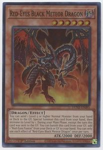 Red-Eyes Black Meteor Dragon - DUNE-EN095 - Super Rare - 1st Edition