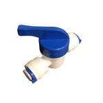 1/4" Inline Tap/Shut-Off Valve/Isolation RO Ball Valve for 1/4" Reverse Osmosis Fridge Freezer/Coffee Machine/Water Filter System