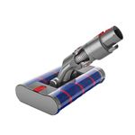 Soft Velvet LED Double Drum Floor Brush, Electric Floor Brush, Vacuum Cleaner Accessories. Compatible For Dyson V7 V8 V10 V11 V15