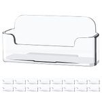 ZIPCCI 16 Pack Business Card Holder for desk - Office Clear Business Card Holder Stand,Display Plastic Business Card Stand Acrylic Business Card Holder,Fits 30-50 Business Cards