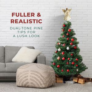 Festive Fix 4ft Artificial Christmas Tree – Green Holiday Decoration