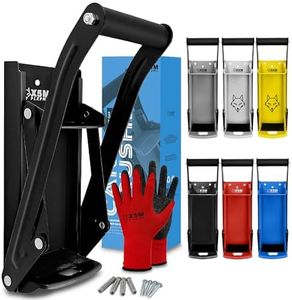 16oz 12oz metal Can Crusher Wall Mounted，Aluminum Can Crushers Heavy Duty，Can Crushers for Recyclings With Bottle Opener and Non-Slip Mat for Recycling，Home Improvement Must Haves (Black)