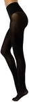 CALZITALY SEAMLESS TIGHTS | NO SEAM PANTYHOSE | OPAQUE TIGHTS | BLACK | 50 DEN | S, M/L, L/XL | ITALIAN HOSIERY | (L/XL, BLACK)