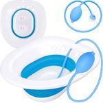 Sitz Bath for Toilet Seat - Soothes Hemorrhoids & Perineum, Postpartum Care - Yoni Steam Seat for Toilet - Collapsible, Easy to Store, Pregnancy Must Haves & Postpartum Essentials