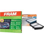 FRAM Fresh Breeze Cabin Air Filter CF10140 + FRAM Extra Guard Engine Air Filter CA12051 (For Honda) Bundle