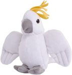 Wild Republic Pocketkins Eco Cockatoo, Stuffed Animal, 5 Inches, Plush Toy, Made from Recycled Materials, Eco Friendly