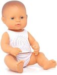 Baby doll Caucasian boy 32cm in retail box with underwear