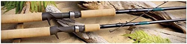 St. Croix PC70HF Premier Carbon Casting Fishing Rod with Cork Handle, 7-feet, Classic Black Pearl