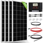 ECO-WORTHY 12V 400W RV Solar Panels Kits with 60A PWM Charge Controller for RV, Boats, Trailer, Shed, Camper