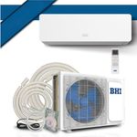 BHI 18,000 BTU 230-Volt, 18 SEER2,1, 000-Sq-Ft Precharged Ductless Mini Split Air Conditioner with Heat Pump, 25ft lineset