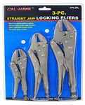 Cal Hawk Tools CPL3PL Straight Jaw Locking Pliers