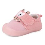 MASOCIO Baby Girl Shoes Infant Toddler First Walking Shoes Trainers 18-24 Months Size 4.5 UK Child Pink 2