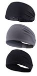 Fabme Unisex's Cold Weather Headband (PO2-ACC015-17, Grey, Black_Free Size)