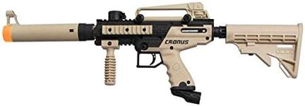 Tippmann Cronus Tactical Semi Auto Paintball Marker Gun, Black and Tan