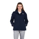 Women's ThermoBall Eco Triclimate Jacket - TNF Dark Grey Heather/New Taupe Green Vapor Ikat Print, Summit Navy, XS