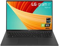 LG gram 17" Lightweight Laptop, Intel 13th Gen Core i7 EVO Platform, Windows 11 Home, NVIDIA RTX3050 4GB GPU, 32GB RAM, 2TB SSD, Black