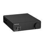 Topping Mini 300 Compact Desktop Power Amplifier - Fully-Balanced Class-D Amp, TRS/RCA Input, 12V Trigger, Ultra-Low Distortion, Zero-Noise Safe and Reliable (Black)