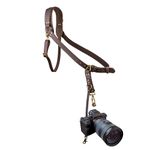 4J LEDR Camera Strap,Camera Harness for One Camera,Leather Camera Strap Professional Single Leather Harness Shoulder Strap,Single Camera Strap for Photographers,Leather Strap for DSLR/SLR,BROWN