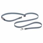 RUFFWEAR Flagline Dog Lead, Multi Use 1.9m Hands Free Dog Leash, No Pull Lightweight Adjustable & Heavy Duty Dog Lead, Anti Tangle Dog Walking & Dog Training Lead, Hand or Waist Belt, Basalt Grey