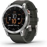 Garmin epix Gen 2 Premium Multisport GPS Smartwatch (47 mm), AMOLED Touch Screen, Advanced Health and Training Features, Adventure Watch with up to 16 days battery life, Slate Steel and Black