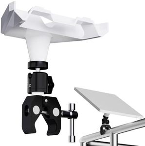Sbaceflay Starlink Mini Mount, Starlink Mini RV Ladder Mount, Adjustable Clamp Pole Mount for RV/Pole/Yacht/Camper, Includes Mini Adapter