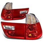 DNA Motoring DNAMotoring TL-E53X500-CL-RD Tail Light Assembly, Driver and Passenger Side