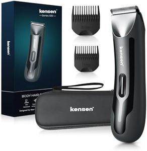 KENSEN Rasoio Elettrico Barba Depilatore Corpo Uomo, con illuminazione a LED, Uso Umido e Asciutto per Viso, Torace, Ascelle, Gambe (RFCD-9088)