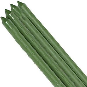 BestNest Panacea 84186 Heavy Duty Coated Plant Stakes, Green, 6', Pack of 25