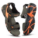 FUEL Winger Sandals & Floaters for Mens & Boys Comfortable & Lightweight Dailywear, Anti-Skid Flexible & Breathable for Running, Walking Stylish Casual Sandal for Outdoor Footwear For Gents