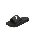 Puma Mens Softride Slide V Black-White Slide - 8 UK (39984501)