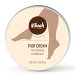 vilvah STORE Foot Cream | For Dry And Cracked Feet | Moisturizes Rough Heels| Softens The Chapped Or Calloused Feet | Suitable For All Skin Types| Suitable For Men & Women | 100 Ml