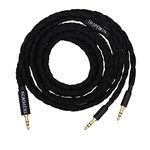 Tripowin GranVia Upgraded OFC High Purity Headphone Audio Replacement Cable, Dual 3.5mm Connector to Headphone Cable for HE4XX/HE-400i/HE400se/HarmonicDyne Zeus/Goldplanar/Focal ELEGIA, 1.5m/2m