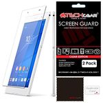 TECHGEAR [Pack of 2] Screen Protectors for Sony Xperia Z3 Tablet Compact 8" (SGP611/SGP612/SGP621) - Premium Clear Lcd Screen Protector Cover Guards with Cleaning Cloth & Applicator Card