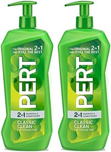 Pert Haircare - Classic Clean - 2 in 1 Shampoo & Conditioner - Net Wt. 33.8 FL OZ (1 L) Per Bottle - Pack of 2 Bottles