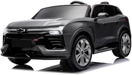 Hetoy 24V 2-Seater SUV Licensed Chevrolet Blazer Ride On Car Toy w/Parent Remote Control, 3 Speeds, Wireless Music, MP3 Player, Electric Car for Kids Ages 3-8, Grey