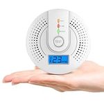 Carbon Monoxide Detector,Carbon Monoxide Alarm, CO Detector With LED display, CO Alarms Monitor for Home Safety,Disaster prevention supplies(AA Battery NOT Included)