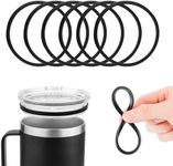 PEUTIER 6pcs Lid Seal Gasket Replacement for Yeti 25 OZ Cup, Water Bottle Rubber O-Ring for Tumbler Insulated Stainless Steel Mugs