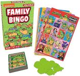 AQUARIUS Teenage Mutant Ninja Turtles Bingo Game - Fun Family Party Game for Kids, Teens and Adults - Entertaining Family Game Night Gift - Officially Licensed TMNT Merchandise - Ages 6 and Up