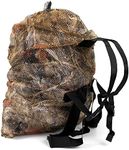 GUGULUZA Larger Camo Mesh Decoy Bags with Adjustable Shoulder Straps - Duck Decoys Storage Backpack for Goose Turkey Waterfowl Hunting (L Size)