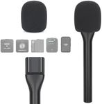 YOUSHARES Interview Go Handheld Mic Adaptor with Pop Filter for Interview Microphone, Compatible with Rode Wireless Go II, Wireless PRO, Wireless ME, DJI Mic/DJI Mic 2and Wireless Microphone System