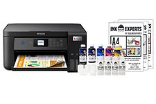 Ink Experts Dye Sublimation A4 Printer Bundle - Windows Compatible Epson ET2851 inc. Inktec Sublinova Inks