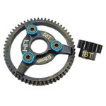 Hot Racing Ste258 Steel Pinion and Spur Gear Kit, 18/58 Tooth 32 Pitch (0.8Mod)