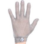 Caprihom Highest Level Cut Resistant Glove Stainless Steel Metal Glove Butcher Safety Work Glove for Meat Processing, Food Cutting (XL-1PCS)