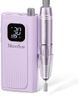 MelodySusie Entry-Level Clip-On Cordless Essential Nail Drill, SC300F 30000RPM E-File with LCD Display for All Manicure Shaping & Gel Removal, Ideal for Training, Nail Art Practice & Home Use, Purple