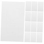 Hemobllo 50pcs Insulating Foam Gasket Insulation Gasket Pad Electric Covers for Outlets Outlet Covers Wall Insulation Wall Socket Covers Power Outlet Cover Plate Cover White Power Supply