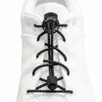 LOCK LACES Unisex's 2 Pack, Black-Black (2), One Size