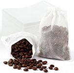 TamBee 200Pcs 5.9" x 7.87" Disposable Drawstring Tea infusers Tea Filter Bags for Loose Tea Herbs Spice Bags for Brew Tea Cold Brew Coffee（ 5.9" x 7.87" /15 x 20cm） (200)