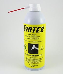 Syntek 100% Synthetic Dental Handpiece Lubricant Aerosol (1 Pack) Made in The USA