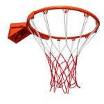 Aoneky 18" Outdoor Replacement Basketball Rim and Net (18 mm Thick Orange)